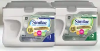 Loblaws SIMILAC PRO-ADVANCE STEP 1 OR 2 POWDER FORMULA, 584G offer