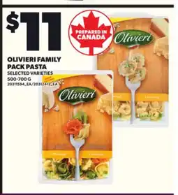 Loblaws OLIVIERI FAMILY PACK PASTA, 500-700G offer