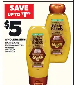 Loblaws WHOLE BLENDS HAIR CARE offer