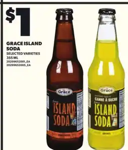 Loblaws GRACE ISLAND SODA, 355 ML offer