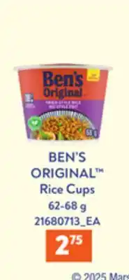 Loblaws BEN'S ORIGINAL RICE CUPS, 62-68G offer