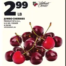 Loblaws JUMBO CHERRIES offer