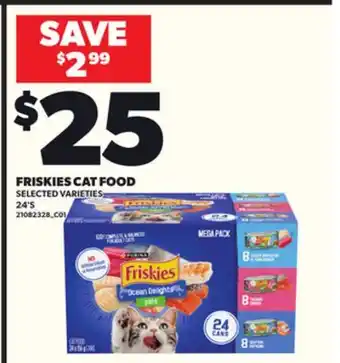 Loblaws FRISKIES CAT FOOD, 24'S offer