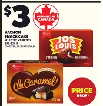 Loblaws VACHON SNACK CAKE, 252-336G offer