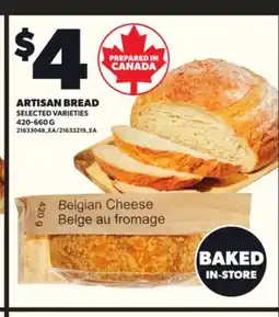 Loblaws ARTISAN BREAD, 420-660G offer