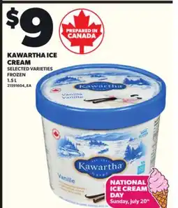 Loblaws KAWARTHA ICE CREAM, 1.5 L offer
