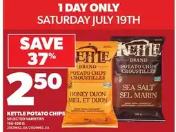 Loblaws KETTLE POTATO CHIPS, 156-198 G offer