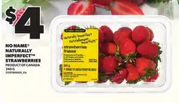 Loblaws NO NAME NATURALLY IMPERFECT STRAWBERRIES, 340 G offer