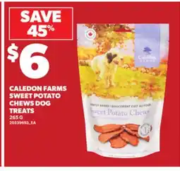 Loblaws CALEDON FARMS SWEET POTATO CHEWS DOG TREATS, 265G offer