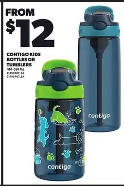 Loblaws CONTIGO KIDS BOTTLES OR TUMBLERS, 414-591ML offer