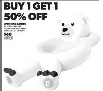 Loblaws SPORTING GOODS offer