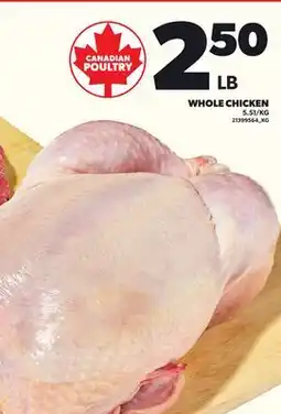 Loblaws WHOLE CHICKEN offer