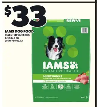 Loblaws IAMS DOG FOOD offer