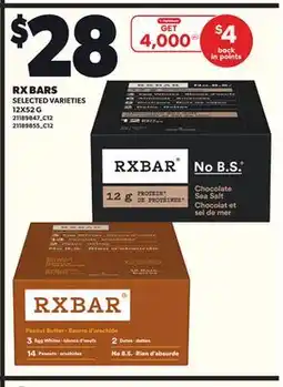 Loblaws RX BARS, 12X52 G offer