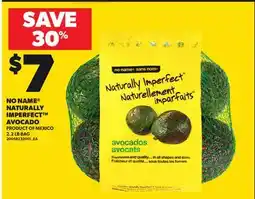 Loblaws NO NAME NATURALLY IMPERFECT AVOCADO, 2.2 LB BAG offer