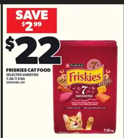 Loblaws FRISKIES CAT FOOD, 7.26/7.5KG offer