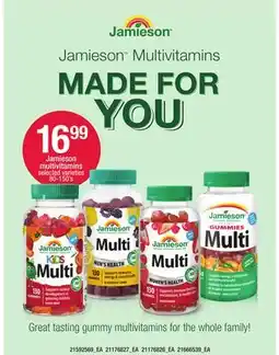 Loblaws JAMIESON MULTIVITAMINS, 80-150'S offer