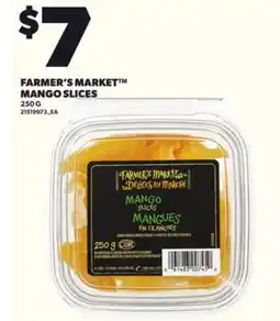 Loblaws FARMER'S MARKET MANGO SLICES, 250 G offer