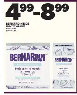 Loblaws BERNARDIN LIDS offer