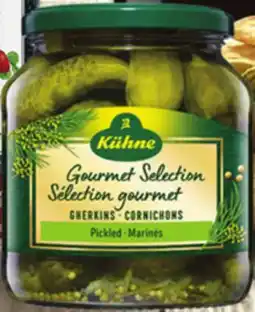 Longo's Kuhne Gourmet Selection Gherkins offer