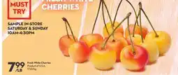 Longo's Fresh White Cherries offer