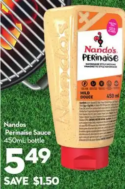 Longo's Nandos Perinaise Sauce offer