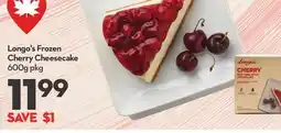 Longo's Longo's Frozen Cherry Cheesecake offer