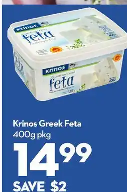 Longo's Krinos Greek Feta offer