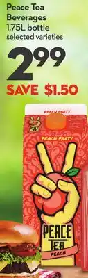 Longo's Peace Tea Beverages offer