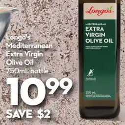 Longo's Mediterranean Extra Virgin Olive Oil offer