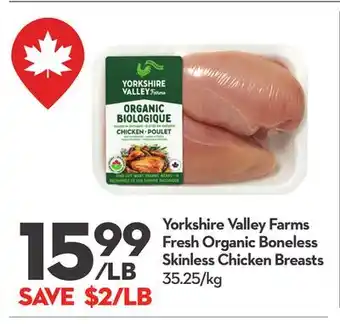 Longo's Fresh Organic Boneless Skinless Chicken Breasts offer