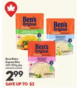 Longo's Bistro Express Rice offer
