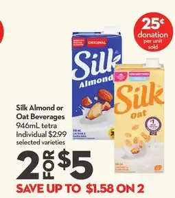 Longo's Almond or Oat Beverages offer