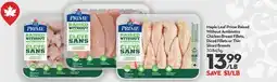Longo's Prime Raised Without Antibiotics Chicken Breast Fillets, Diced Fillets or Thin Sliced Breasts offer