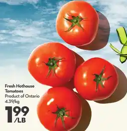Longo's Fresh Hothouse Tomatoes offer
