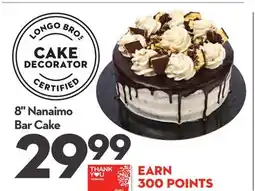 Longo's 8 Nanaimo Bar Cake offer