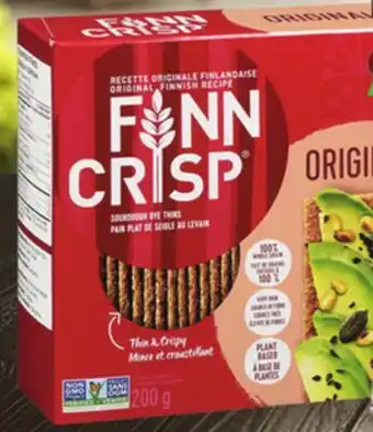 Longo's Finn Crisps Bread or Multigrain Thin offer
