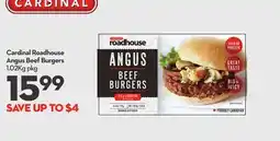 Longo's Angus Beef Burgers offer