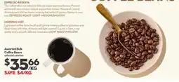 Longo's Assorted Bulk Coffee Beans offer