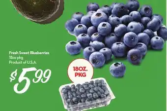 Longo's Fresh Sweet Blueberries offer