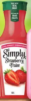 Longo's Simply Fruit Juice offer