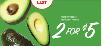 Longo's Fresh Avocados offer