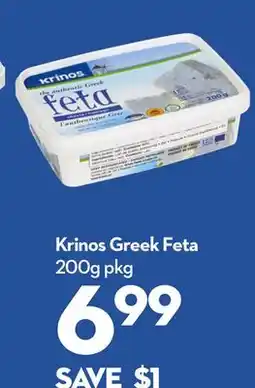 Longo's Krinos Greek Feta offer