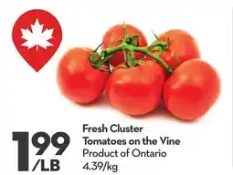 Longo's Fresh Cluster Tomatoes on the Vine offer