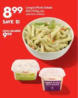 Longo's Longo's Picnic Salads offer