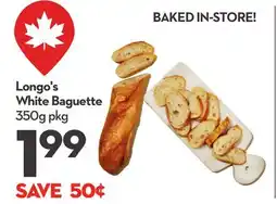 Longo's White Baguette offer