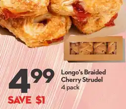 Longo's Longo's Braided Cherry Strudel offer