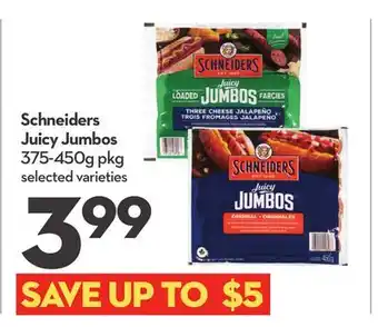 Longo's Schneiders Juicy Jumbos offer