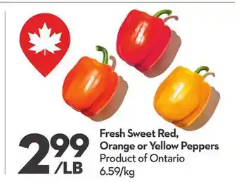 Longo's Fresh Sweet Red, Orange or Yellow Peppers offer