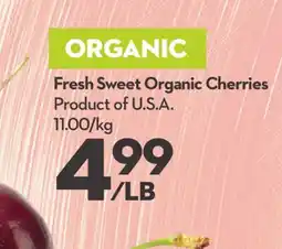 Longo's Fresh Sweet Organic Cherries offer